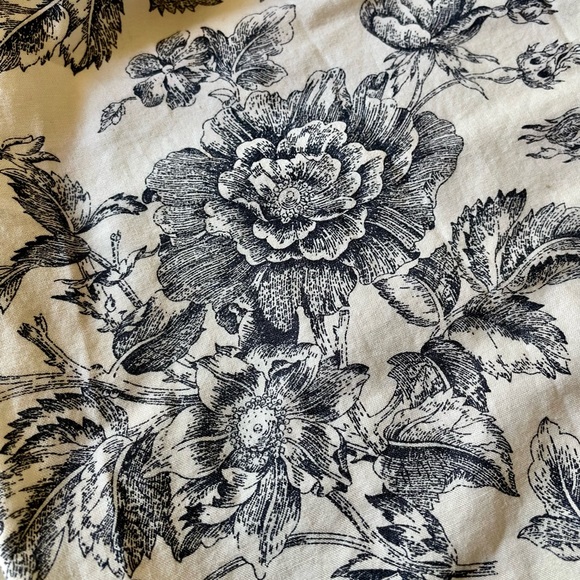 Vintage floral balloon skirt with a pocket! Handmade! - Picture 2 of 3